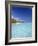 Tropical Beach and Lagoon, Maldives, Indian Ocean, Asia-Sakis Papadopoulos-Framed Photographic Print