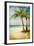 Tropical Beach - Artwork In Painting Style-Maugli-l-Framed Premium Giclee Print