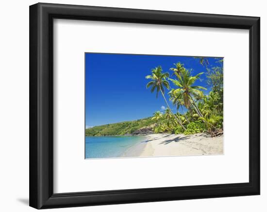 Tropical Beach, Drawaqa Island, Yasawa Island Group, Fiji, South Pacific Islands, Pacific-Marco Simoni-Framed Photographic Print