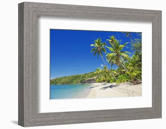 Tropical Beach, Drawaqa Island, Yasawa Island Group, Fiji, South Pacific Islands, Pacific-Marco Simoni-Framed Photographic Print