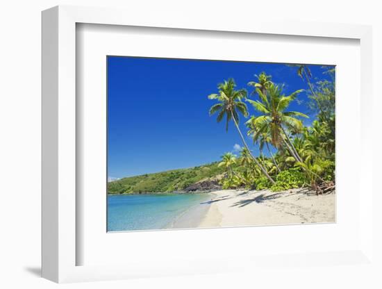 Tropical Beach, Drawaqa Island, Yasawa Island Group, Fiji, South Pacific Islands, Pacific-Marco Simoni-Framed Photographic Print