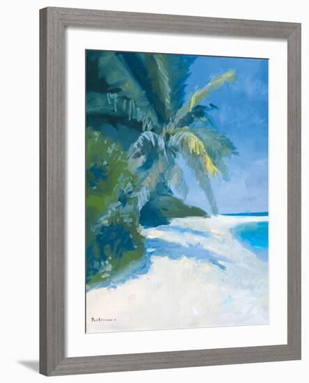 Tropical Beach II-Paul Brown-Framed Giclee Print