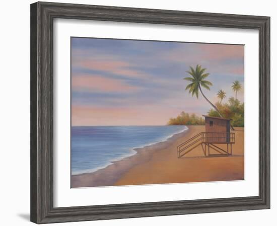 Tropical Beach II-Vivien Rhyan-Framed Premium Giclee Print