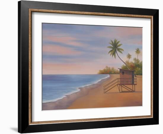 Tropical Beach II-Vivien Rhyan-Framed Premium Giclee Print