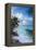 Tropical Beach, La Digue, Seychelles-Jon Arnold-Framed Premier Image Canvas