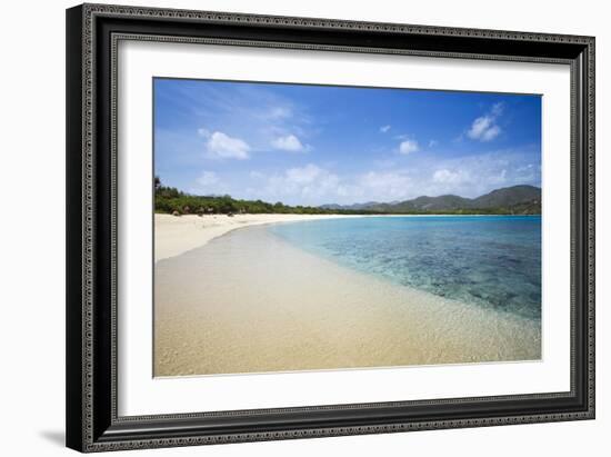 Tropical Beach, Long Bay, Beef Island, British Virgin Islands-Massimo Borchi-Framed Photographic Print