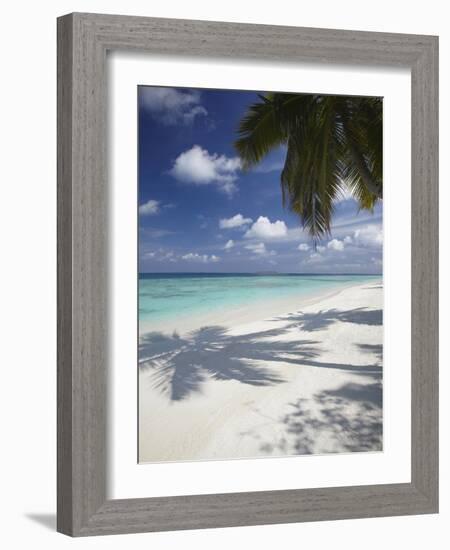 Tropical Beach, Maldives, Indian Ocean, Asia-Sakis Papadopoulos-Framed Photographic Print