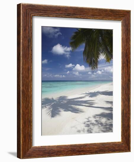 Tropical Beach, Maldives, Indian Ocean, Asia-Sakis Papadopoulos-Framed Photographic Print