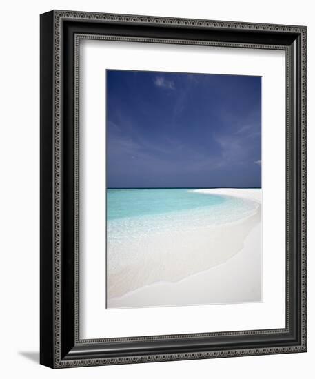 Tropical Beach, Maldives, Indian Ocean, Asia-Sakis Papadopoulos-Framed Photographic Print