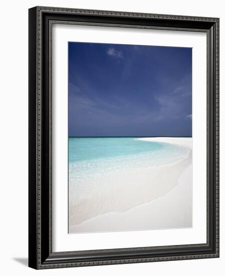 Tropical Beach, Maldives, Indian Ocean, Asia-Sakis Papadopoulos-Framed Photographic Print