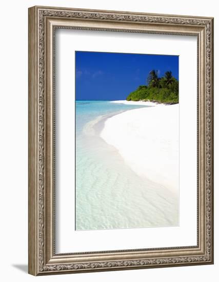 Tropical Beach, Maldives, Indian Ocean, Asia-Sakis-Framed Photographic Print