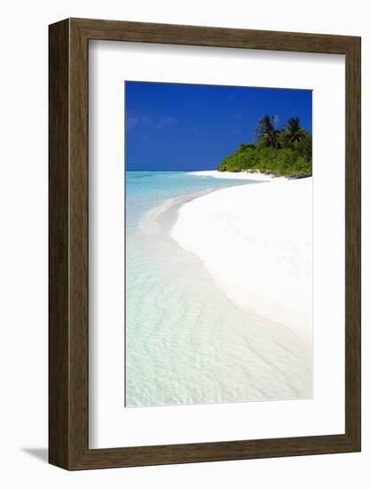 Tropical Beach, Maldives, Indian Ocean, Asia-Sakis-Framed Photographic Print