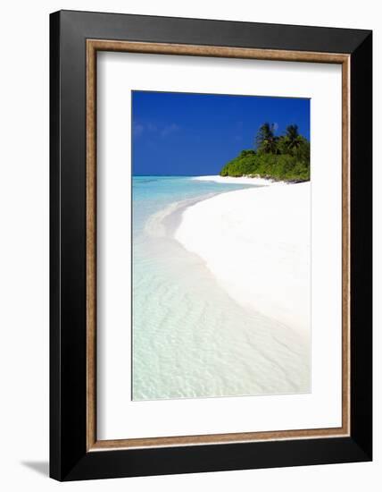 Tropical Beach, Maldives, Indian Ocean, Asia-Sakis-Framed Photographic Print