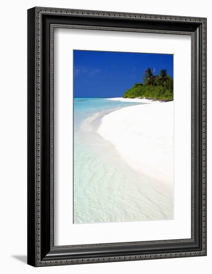 Tropical Beach, Maldives, Indian Ocean, Asia-Sakis-Framed Photographic Print