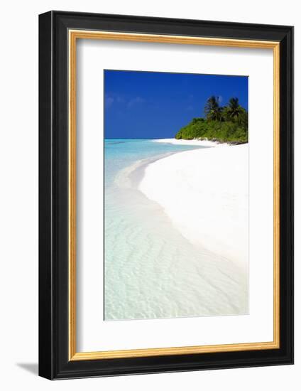 Tropical Beach, Maldives, Indian Ocean, Asia-Sakis-Framed Photographic Print