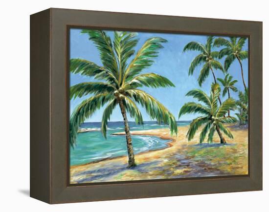 Tropical Beach - Mini-Todd Williams-Framed Stretched Canvas