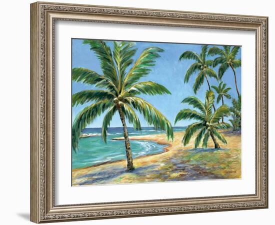 Tropical Beach - Mini-Todd Williams-Framed Art Print