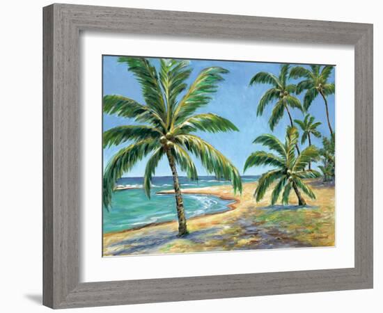 Tropical Beach - Mini-Todd Williams-Framed Art Print