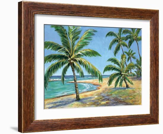 Tropical Beach - Mini-Todd Williams-Framed Art Print