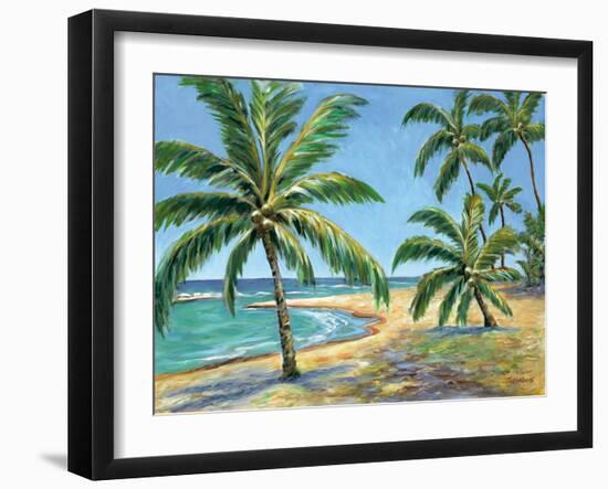 Tropical Beach - Mini-Todd Williams-Framed Art Print