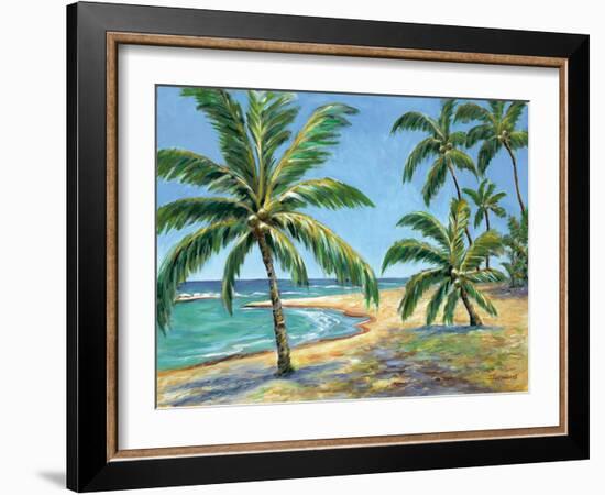 Tropical Beach - Mini-Todd Williams-Framed Art Print