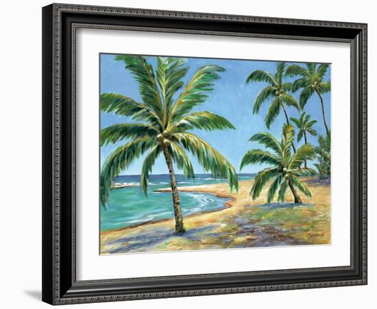 Tropical Beach - Mini-Todd Williams-Framed Art Print