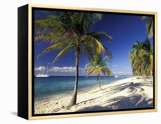 Tropical Beach on Isla de la Juventud, Cuba-Gavriel Jecan-Framed Premier Image Canvas