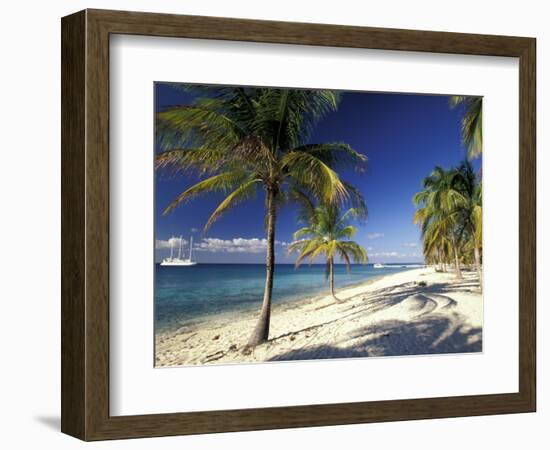 Tropical Beach on Isla de la Juventud, Cuba-Gavriel Jecan-Framed Photographic Print