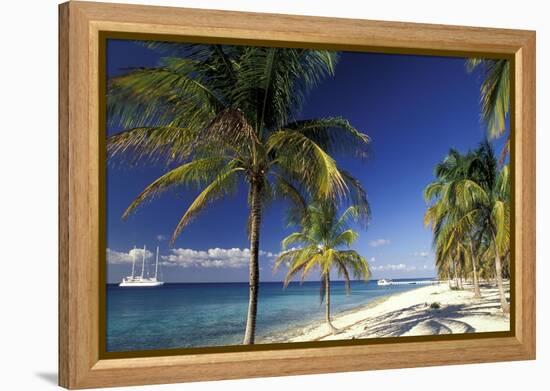 Tropical Beach on Isla de la Juventud, Cuba-Gavriel Jecan-Framed Premier Image Canvas