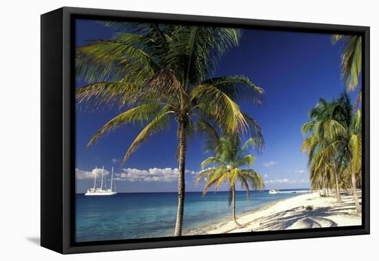 Tropical Beach on Isla de la Juventud, Cuba-Gavriel Jecan-Framed Premier Image Canvas