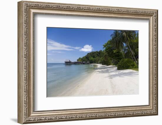 Tropical Beach, Palau Pangkor Laut, West Coast, Malaysia-Peter Adams-Framed Photographic Print