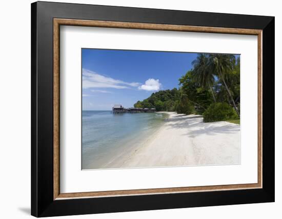 Tropical Beach, Palau Pangkor Laut, West Coast, Malaysia-Peter Adams-Framed Photographic Print
