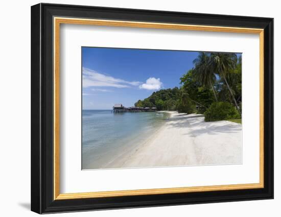 Tropical Beach, Palau Pangkor Laut, West Coast, Malaysia-Peter Adams-Framed Photographic Print