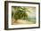 Tropical Beach -Retro Styled Picture-Maugli-l-Framed Photographic Print