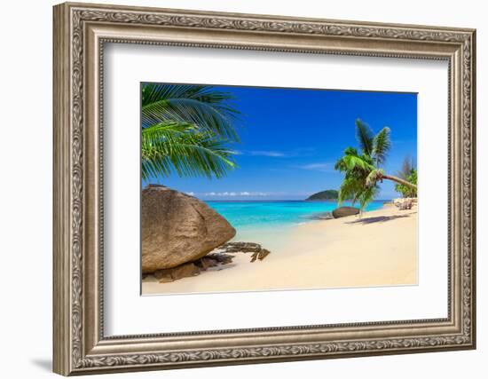 Tropical Beach Scenery in Thailand-Patryk Kosmider-Framed Photographic Print