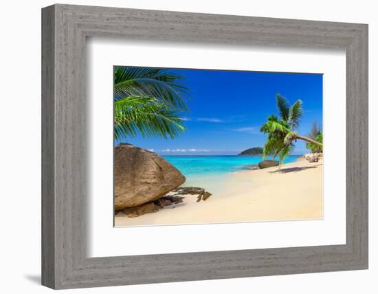 Tropical Beach Scenery in Thailand-Patryk Kosmider-Framed Photographic Print