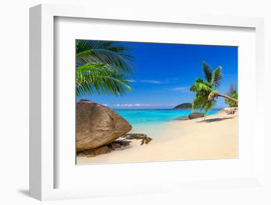 Tropical Beach Scenery in Thailand-Patryk Kosmider-Framed Photographic Print