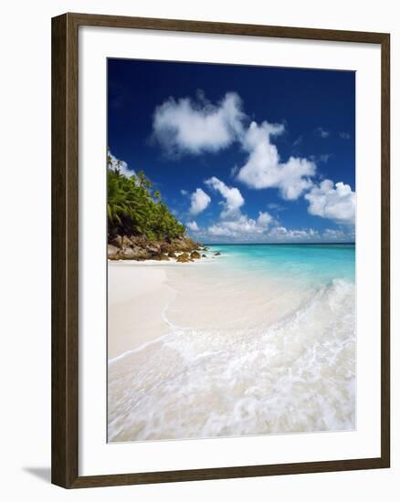 Tropical Beach, Seychelles, Indian Ocean, Africa-Sakis Papadopoulos-Framed Photographic Print