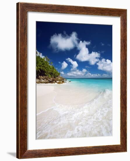 Tropical Beach, Seychelles, Indian Ocean, Africa-Sakis Papadopoulos-Framed Photographic Print