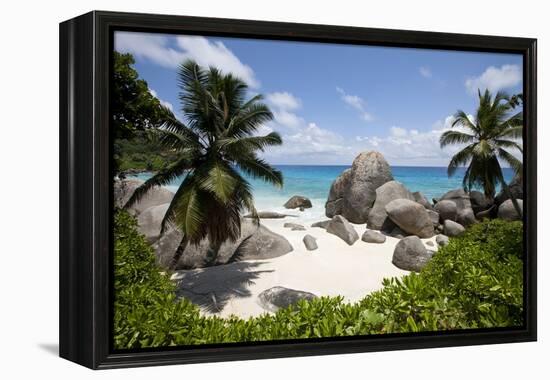 Tropical Beach, Seychelles-Paul Souders-Framed Premier Image Canvas