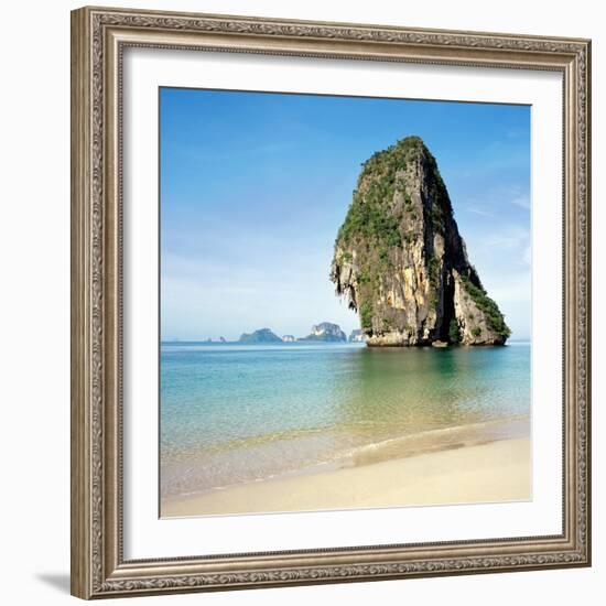 Tropical beach, Thailand-null-Framed Photographic Print