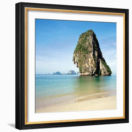 Tropical beach, Thailand-null-Framed Photographic Print