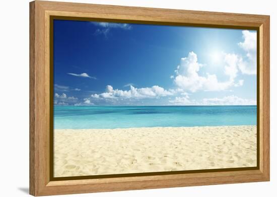 Tropical Beach-Iakov Kalinin-Framed Premier Image Canvas