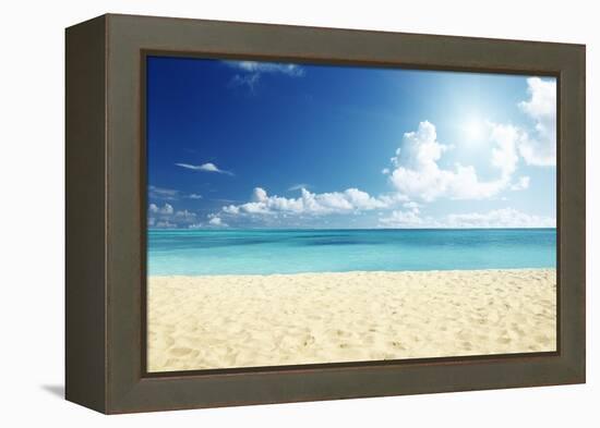 Tropical Beach-Iakov Kalinin-Framed Premier Image Canvas