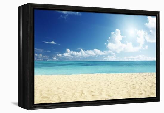 Tropical Beach-Iakov Kalinin-Framed Premier Image Canvas