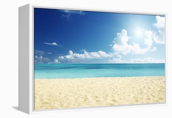 Tropical Beach-Iakov Kalinin-Framed Premier Image Canvas