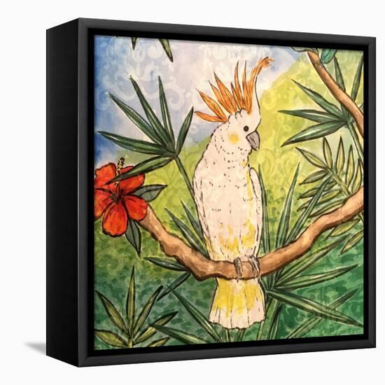Tropical Bird I-Nicholas Biscardi-Framed Stretched Canvas