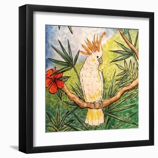 Tropical Bird I-Nicholas Biscardi-Framed Art Print