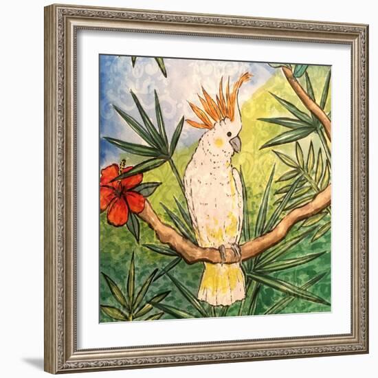 Tropical Bird I-Nicholas Biscardi-Framed Art Print