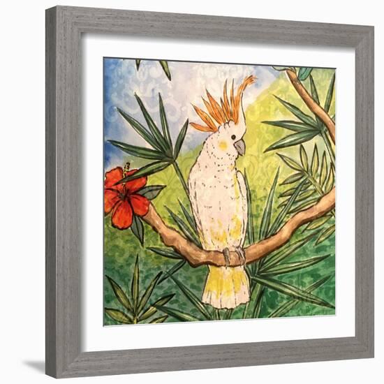 Tropical Bird I-Nicholas Biscardi-Framed Art Print